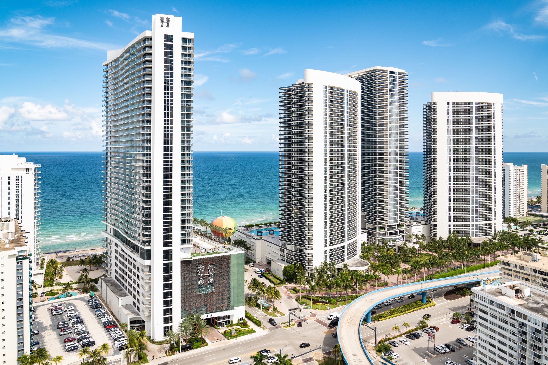 Aerial view of residential and investment property in Broward County